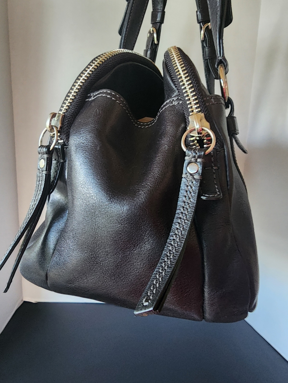 Coach Bonnie Cashin Soho Shoulder Bag, Black Leather, EUC, 2008, 12696 - Picture 8 of 16